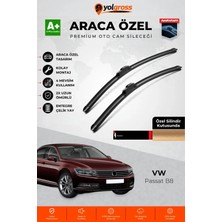 Meka Part Vw Passat B8 Ön Cam Silecek Seti 2015-2024 Premium Araca Özel 65-48 cm A+ Kalite