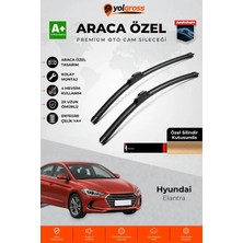 Meka Part Hyundai Elantra Ön Cam Silecek Seti 2015-2020 Premium Araca Özel 65-40 cm A+ Kalite