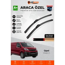 Meka Part Opel Vivaro C Ön Cam Silecek Seti 2019 Üzeri Premium Araca Özel 65-48 cm A+ Kalite