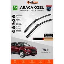 Meka Part Opel Grandland Ön Cam Silecek Seti 2017-2024 Premium Araca Özel 70-43 cm A+ Kalite