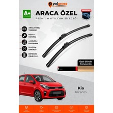 Meka Part Kia Picanto Ön Cam Silecek Seti 2017 Üzeri Premium Araca Özel 60-35 cm A+ Kalite