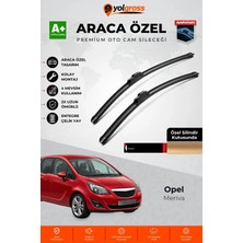 Meka Part Opel Meriva Ön Cam Silecek Seti 2010 Üzeri Premium Araca Özel 70-57,5 cm A+ Kalite