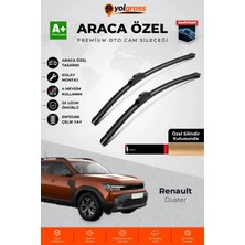 Meka Part Renault Duster Ön Cam Silecek Seti 2024 Üzeri Premium Araca Özel 60-45 cm A+ Kalite