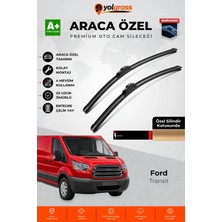 Meka Part Ford Transit Ön Cam Silecek Seti 2014 Üzeri Premium Araca Özel 75-50 cm A+ Kalite