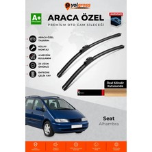 Meka Part Seat Alhambra Ön Cam Silecek Seti 1996-2001 Premium Araca Özel 70-65 cm A+ Kalite