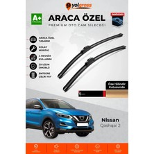 Meka Part Nissan Qashqai 2 Ön Cam Silecek Seti 2013-2021 Premium Araca Özel 65-43 cm A+ Kalite