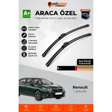 Meka Part Renault Latitude Ön Cam Silecek Seti 2010-2015 Premium Araca Özel 60-40 cm A+ Kalite