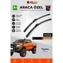 Meka Part Toyota Hilux Ön Cam Silecek Seti 2006-2015 Premium Araca Özel 53-48 cm A+ Kalite