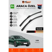 Meka Part Vw Arteon Ön Cam Silecek Seti 2017 Üzeri Premium Araca Özel 65-48 cm A+ Kalite