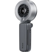 Mcdodo CF-6111 Chill U01 2000MAH 6 Kademeli LED Ekranlı Su Püskürtmeli Katlanabilir Klipsli Fan - Siyah