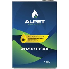Alpet Gravity 68 Teneke 15 Litre - Hidrolik Sistem Yağı