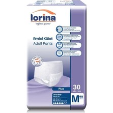 Lorina Emici Külot Hasta Bezi Medium 30 Adet Beyaz Renk Orta Boy Sızdırmalara Karşı Koruma