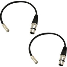 YKA Xlr Dişi-3.5 mm Dişi Stereo Çevirici Geniş Uyumluluk ile Ses Ekipmanları İçin İdeal