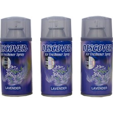 Dıscover Lavander Oda Kokusu 320 ml x 3 Adet Makinaya Uyumlu Sprey