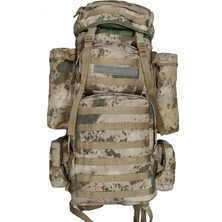 Accord 110 lt Kahverengi Kamuflaj Taktik Sırt Çantası Cordura Askeri Kullanım için Üretilmiştir