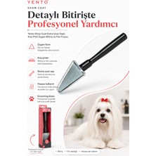 Yento Show Coat Extra Uzun Saplı Dar Alanlar Için Köpek Tarağı