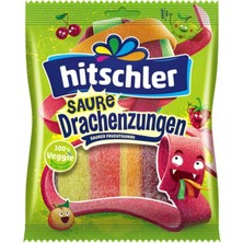 HARIBO Hitschler 100% Vegan Drachenzungen Saure Karışık 125 gr Meyve Aromalı Şekerleme