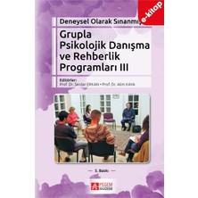 Pegem Akademi Yayıncılık Deneysel Olarak Sınanmış Grupla Psikolojik Danışma ve Rehberlik P