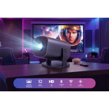 Teknomeis Alpsmart AS-586 Android Projeksiyon Cihazı 180 Ansı Lümen Hd 720P Wifi 6 Bluetooth 5.0 Otomatik Keystone