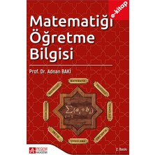 Pegem Akademi Yayıncılık Matematiği Öğretme Bilgisi (E-Kitap)