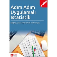 Pegem Akademi Yayıncılık Adım Adım Uygulamalı Istatistik (E-Kitap)