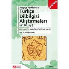Pegem Akademi Yayıncılık Arapça Açıklamalı Türkçe Dilbilgisi Alıştırmaları (A1 Düzeyi) (E-