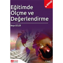 Pegem Akademi Yayıncılık Eğitimde Ölçme ve Değerlendirme (E-Kitap)