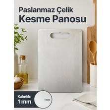 Mare Palanmaz Çelik Kesme Tahtası - ( 32X22 cm )