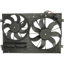 Vw Caddy 2009- Fan Motoru Davlumbazsiz 295 mm 2 Fıs 7 Kanat 1K0959455CR Deye