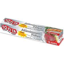 To-Fi-Ta 15 Metre Alüminyum Folyo 12 Mikron Kalınlık ile Mutfakta Kolaylık Sağlar