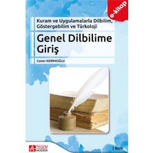 Pegem Akademi Yayıncılık Genel Dilbilimine Giriş (Ekonomik Boy) (E-Kitap)
