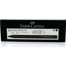 Faber-Castell Siyah Keçeli Kalem 10 Adet Ofis ve Çalışma Alanları İçin Uygun Kalite