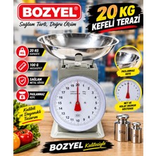 Bozyel 20 kg Kefeli Mutfak Tartısı