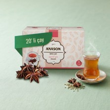 Çamlıca Bitkisel Aktar 20'li Anason Bitki Çayı - Doğal Katkısız Poşet Çay