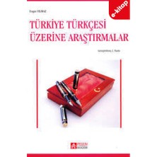 Pegem Akademi Yayıncılık Türkiye Türkçesi Üzerine Araştırmalar (E-Kitap)