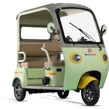 Motolüx Motolux Fx 23 Üç Tekerli Elektrikli Motosiklet Yeşil Sarı