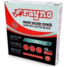 Rayno Raynomby Alüminyum Maket Bıçağı Yedeği (10’lu Paket)