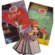 Çarpma Öğreniyorum - Çarpma Kitabı + Bölme Kitabı (Hediyesi Anahtarlıklı Çarpma Kartları)