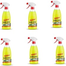 Asperox Sarı Güç 1000 ml x 6'lı Leke Temizleyici Kokusuz Etkili Yağ Sökücü