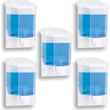 Flosoft Sıvı Sabunluk Dezenfektan Aparatı 500 ml 5 Adet Şık Tasarım Kaliteli Malzeme