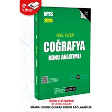 Pegem Akademi Yayıncılık 2026 Kpss Genel Yetenek Genel Kültür Coğrafya Konu Anlatımlı E-Ki