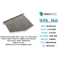 Volkswagen Golf 5 Golf 6 Jetta Passat Caddy Karbonlu Polen Filtresi Waben Wpk-1k0 1K1819653B