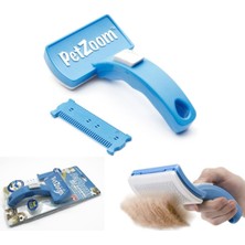 Petzoom Evcil Hayvan Tarak Ve Tüy Kesme Aleti 2'li Set Pratik Kullanım İçin Özel Tasarım