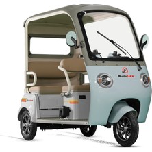 Motolüx Motolux Fx 23 Üç Tekerli Elektrikli Motosiklet Gri Mavi