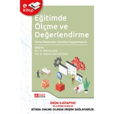 Pegem Akademi Yayıncılık Eğitimde Ölçme ve Değerlendirme (E-Kitap)