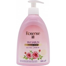 Rosense Gül Yağı İçerikli Sıvı Sabun 500 ml Doğal Malzeme ile Cilt Bakımı Sağlar