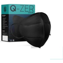 Medizer Qzer Siyah 5 Katmanlı Ffp2 N95 Maske 10 Adet Yüksek Koruma Sağlayan Filtre