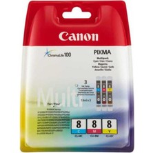 Canon Clı-8 C-M-Y Renkli Kartuş Paketi