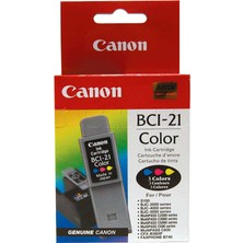 Canon Bcı-21 Renkli Orijinal Kartuş