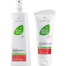 Lr Aloe Vıa Aloe Vera Konsantre Jel ve Acil Yardım Spreyi 400 ml Yatıştırıcı Etki ile Hassas Ciltler İçin